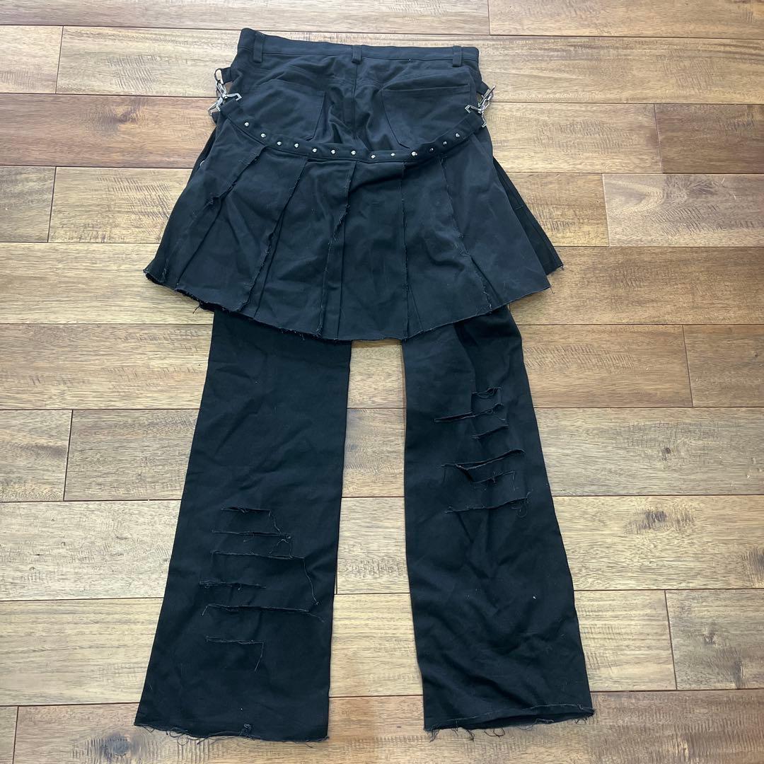 black peace now ブラックピースナウ　希少　パンツ　黒　サイズM