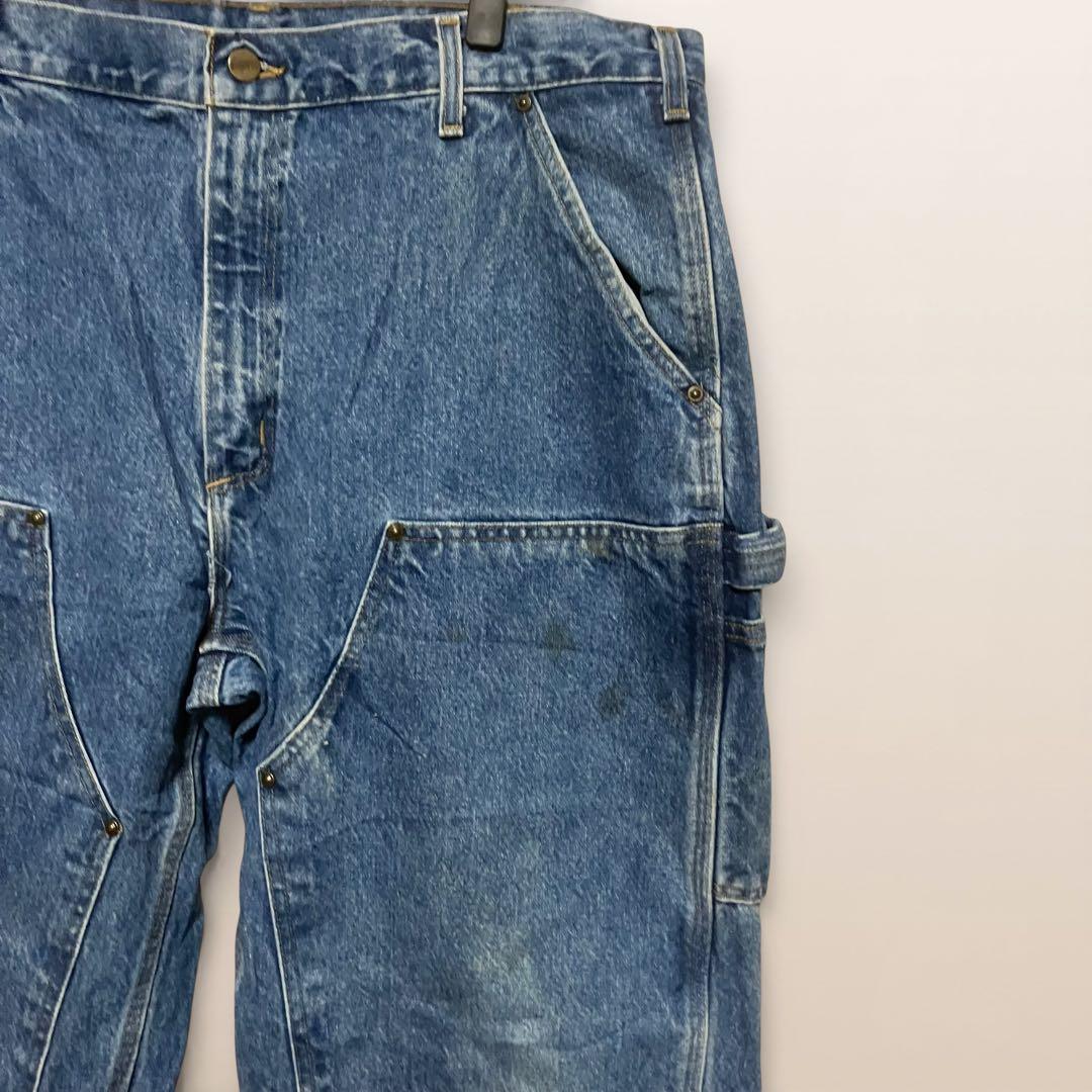 ね*離様 Carhartt ダブルニー　ペインターデニムパンツ　ブルー　ワークパ