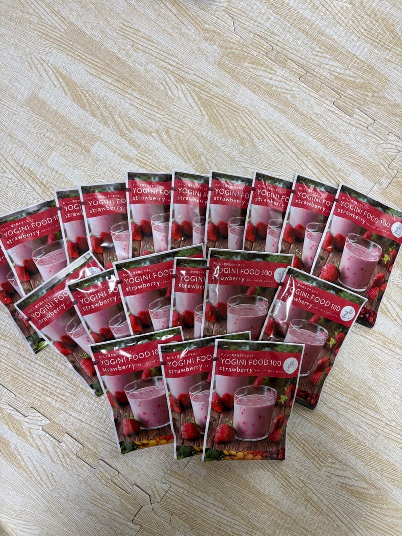 【新品19袋】YOGINI FOOD 100 ヨギーニフード ストロベリー