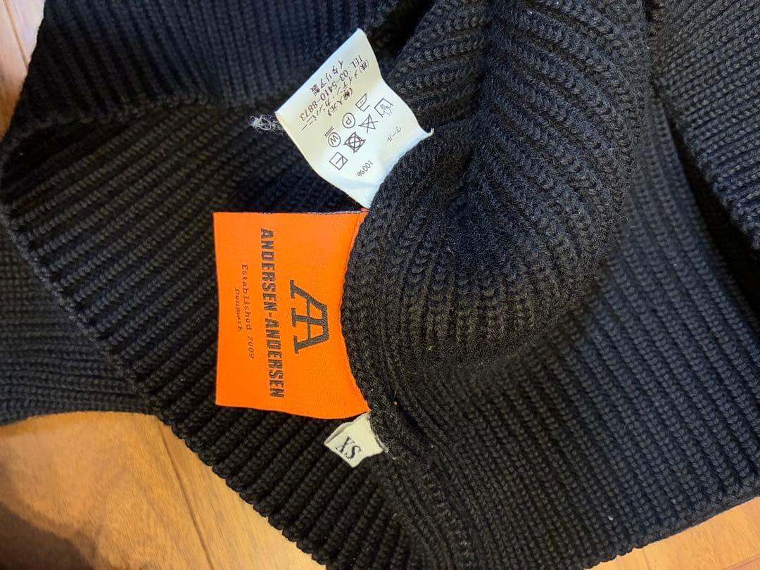 アンデルセンアンデルセン　5G ニット　ブラック