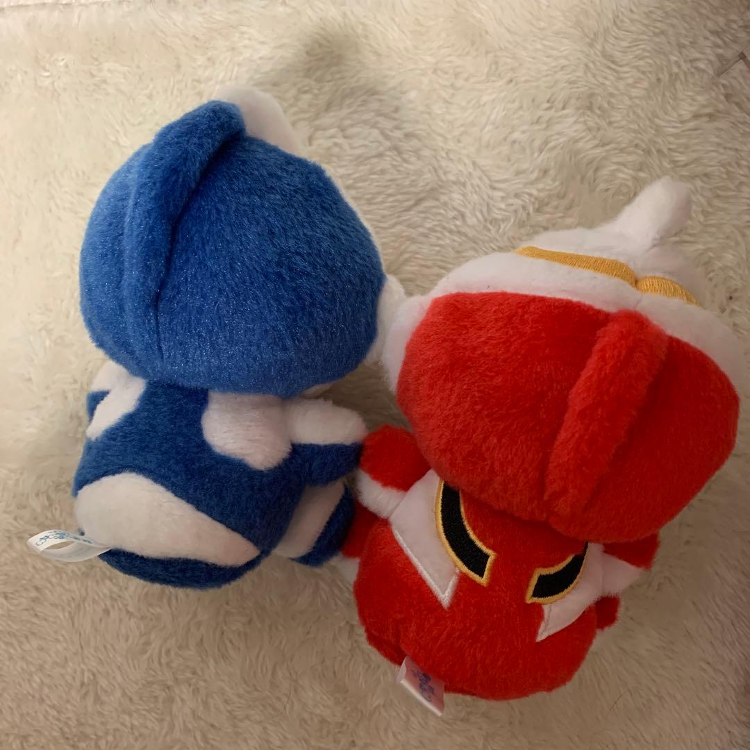 【タグ無し】ウルトラマンガイア コスモス ふわふわお座りぬいぐるみセット