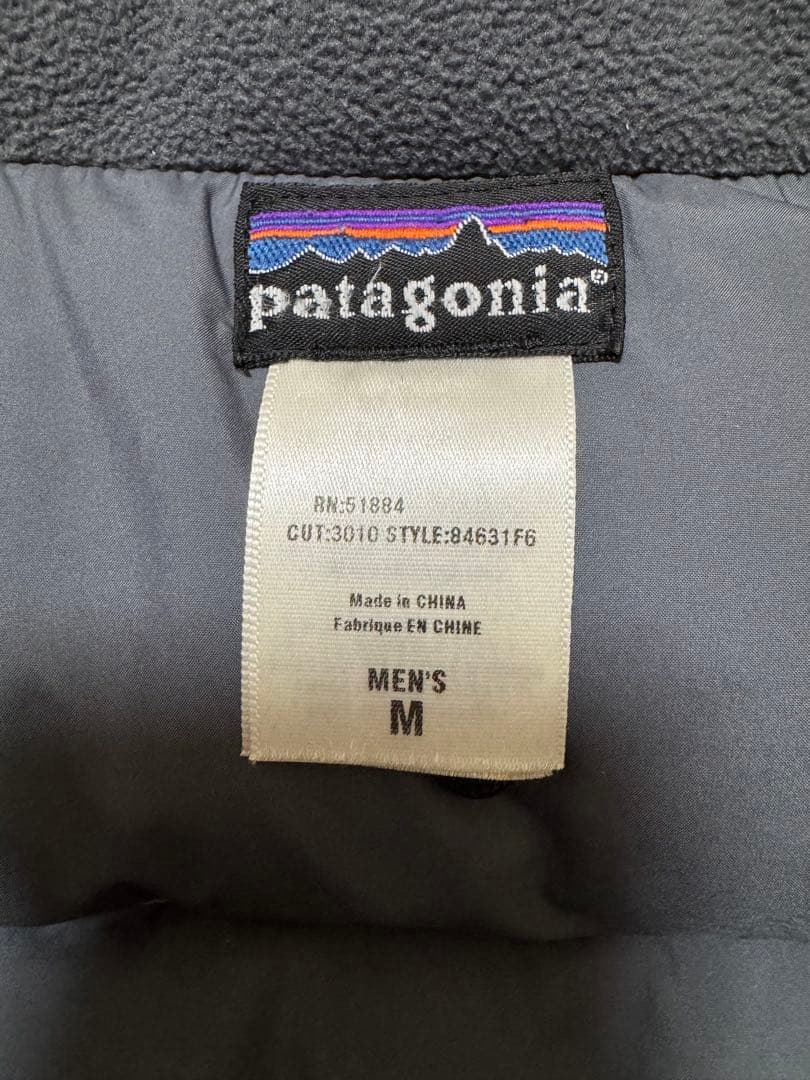 パタゴニア ダウンベスト オレンジ サイズM