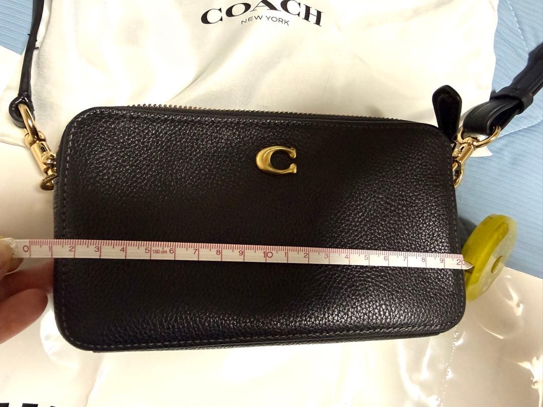 COACH ブラックレザー バッグ