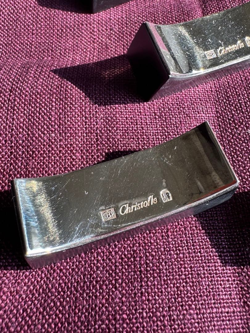 Christofle 箸置き 4個セット