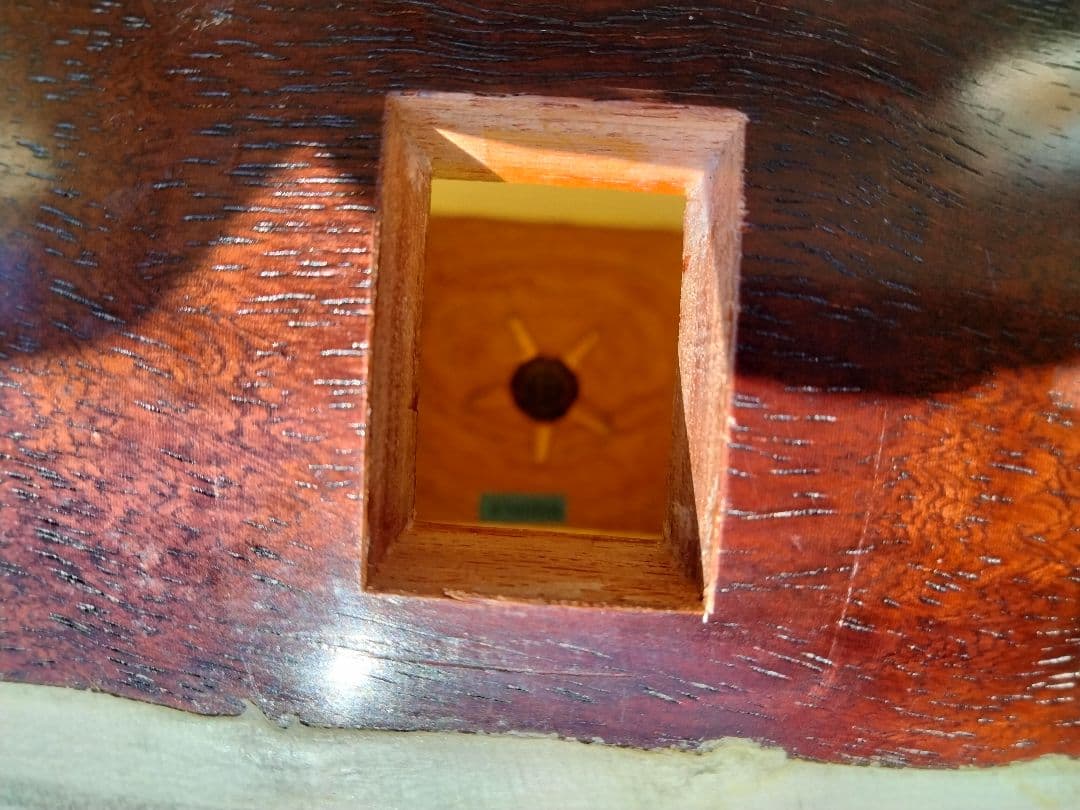 紅木 高級 三味線 紅木糸巻 両面犬皮