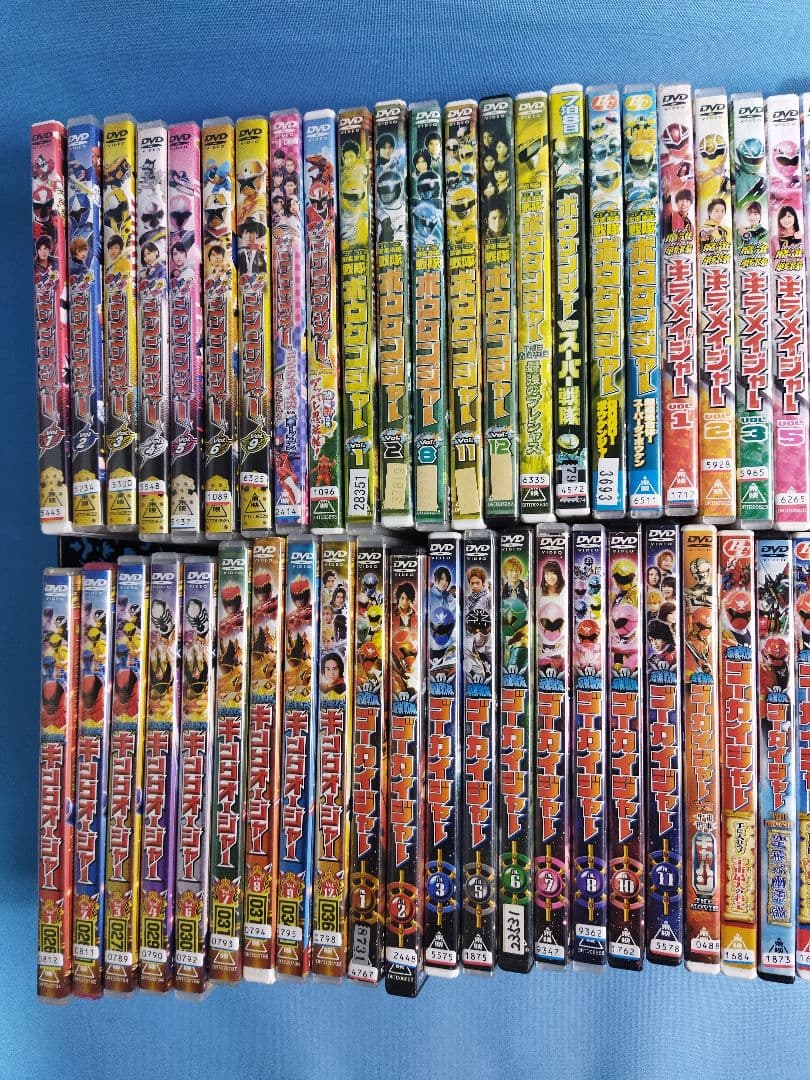 戦隊もの　レンタルアップDVD　76点まとめ大量セット　ゴセイジャー