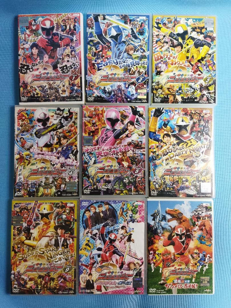 戦隊もの　レンタルアップDVD　76点まとめ大量セット　ゴセイジャー