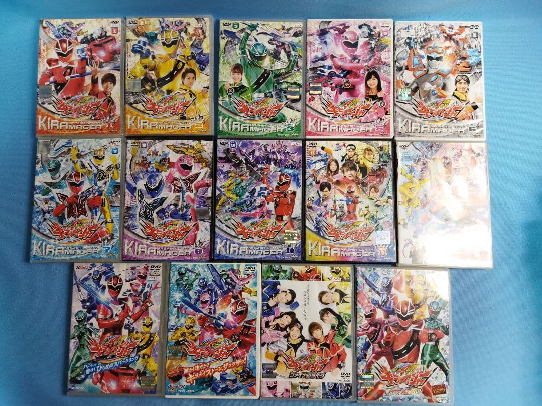 戦隊もの　レンタルアップDVD　76点まとめ大量セット　ゴセイジャー