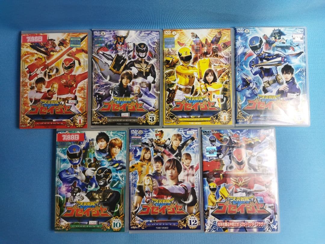 戦隊もの　レンタルアップDVD　76点まとめ大量セット　ゴセイジャー