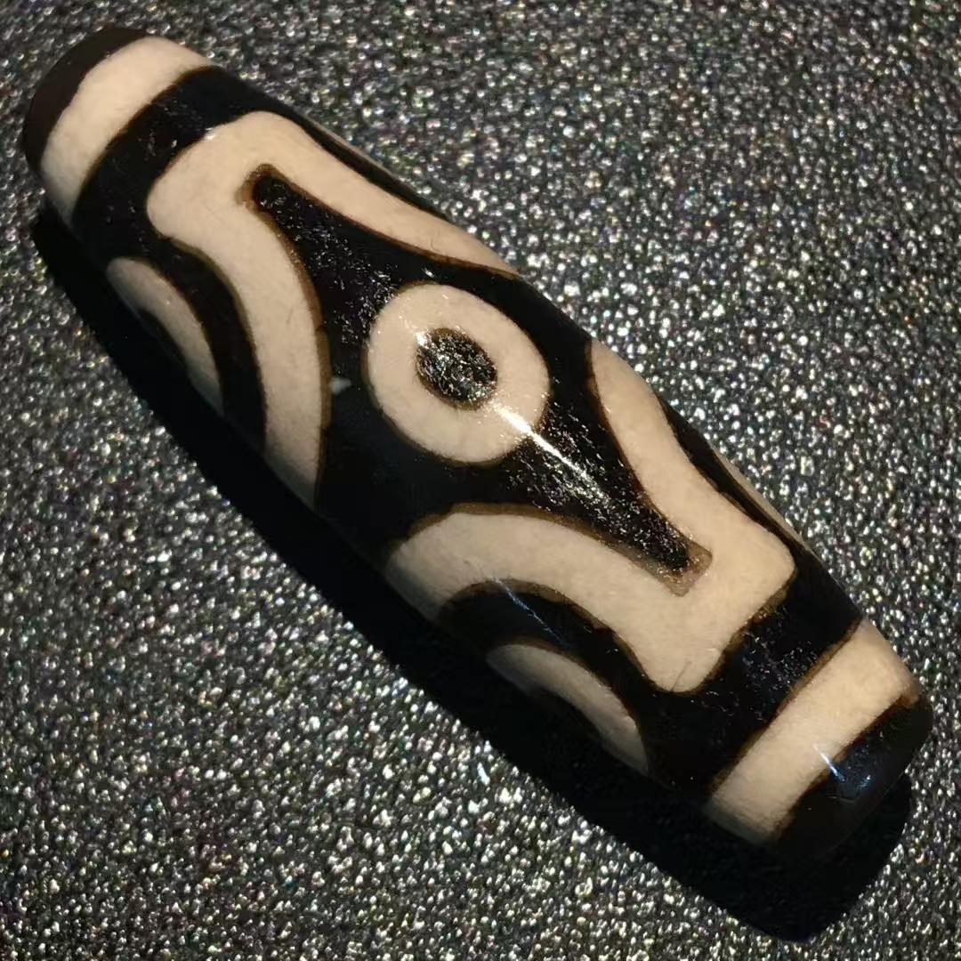 任晓攀 炫玥 手作り十字金刚六眼天珠 財運 幸運 魔除 厄除 破邪 チベット天珠