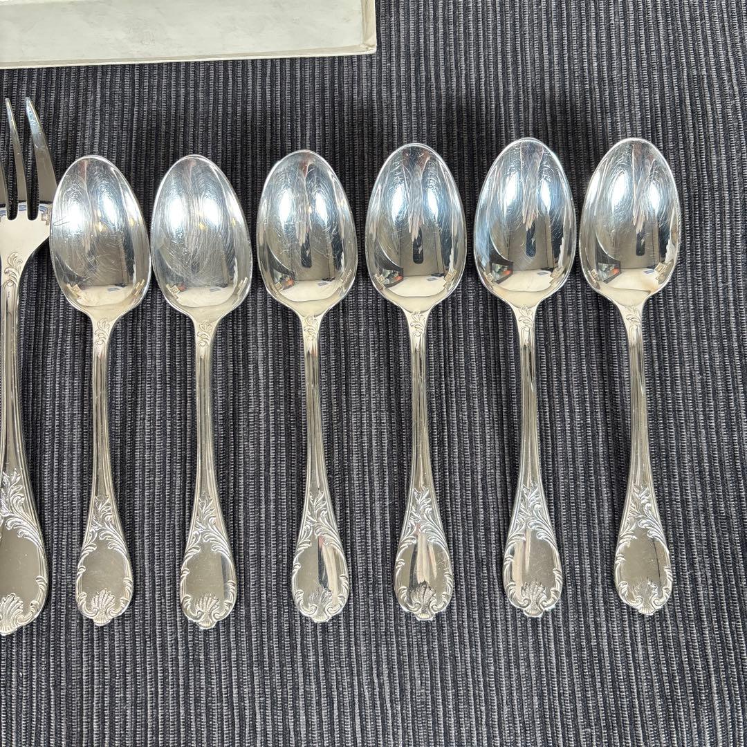 【クーニー様】クリストフル マルリー ケーキフォーク+コーヒースプーン 12P