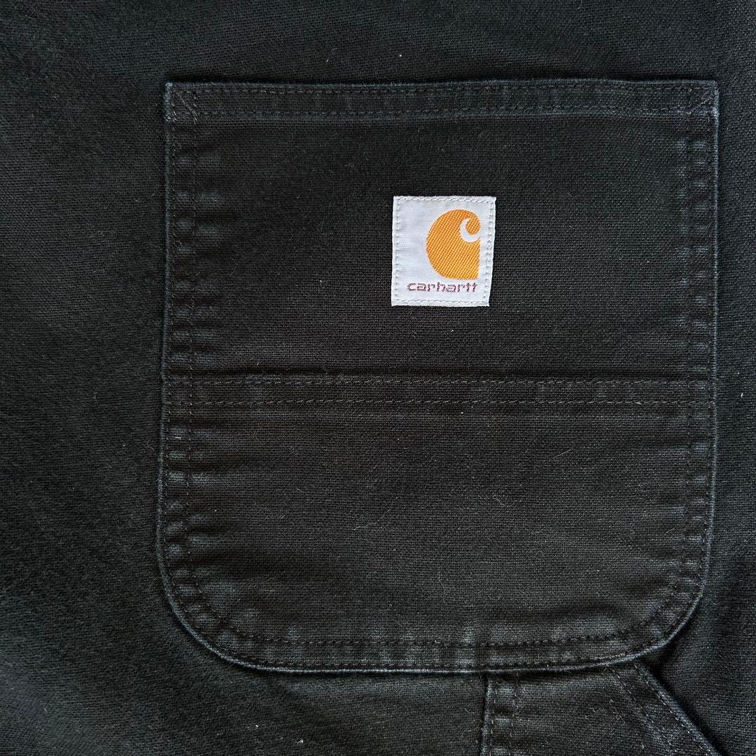 carhartt double knee pants 38×30 黒