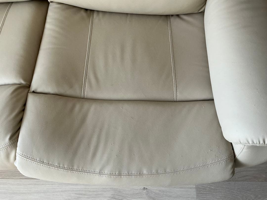 ニトリ Nシールド 3人掛けリクライニングソファ ベージュ（2023年夏購入）