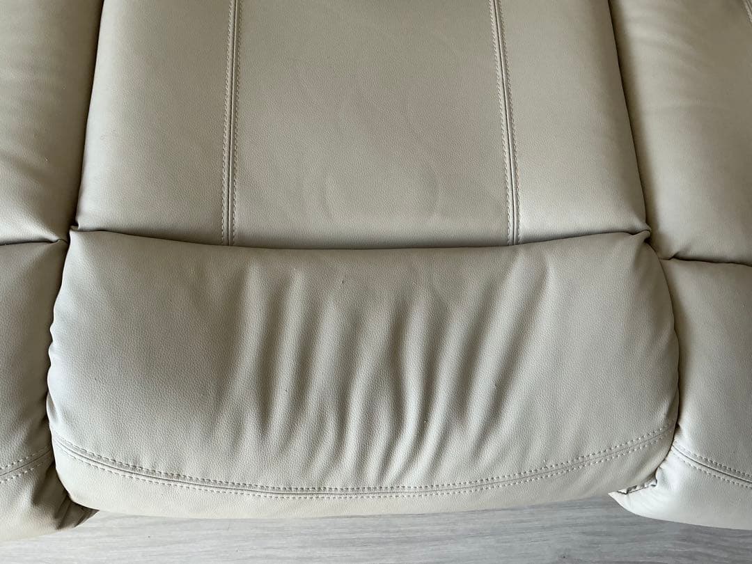 ニトリ Nシールド 3人掛けリクライニングソファ ベージュ（2023年夏購入）