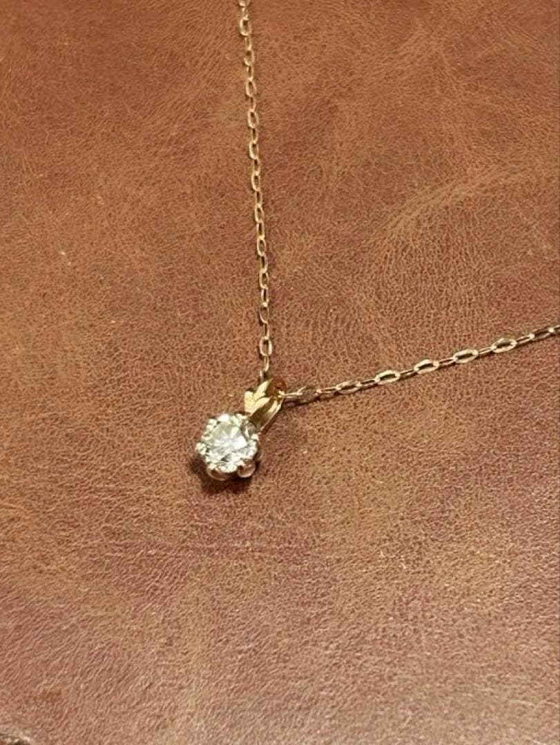 k18 PG ブラウンダイヤモンドネックレス