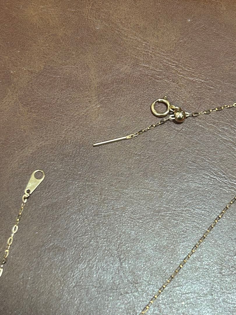 k18 PG ブラウンダイヤモンドネックレス