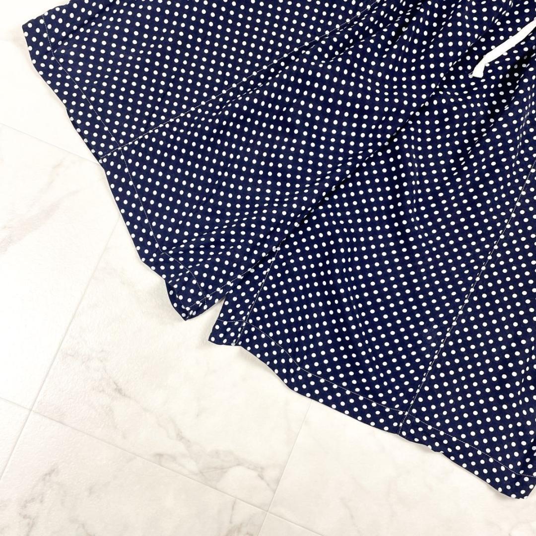 美品 トリココムデギャルソン AD2010 ワイドショーツ 紺 M*CD194