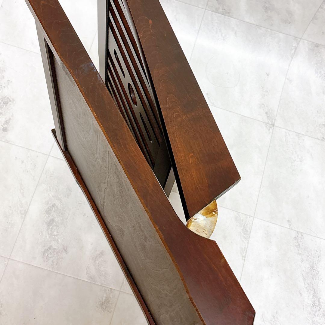 北海道民芸家具　2脚セット　座椅子　折りたたみ　ローチェア　樺材　木製　和室