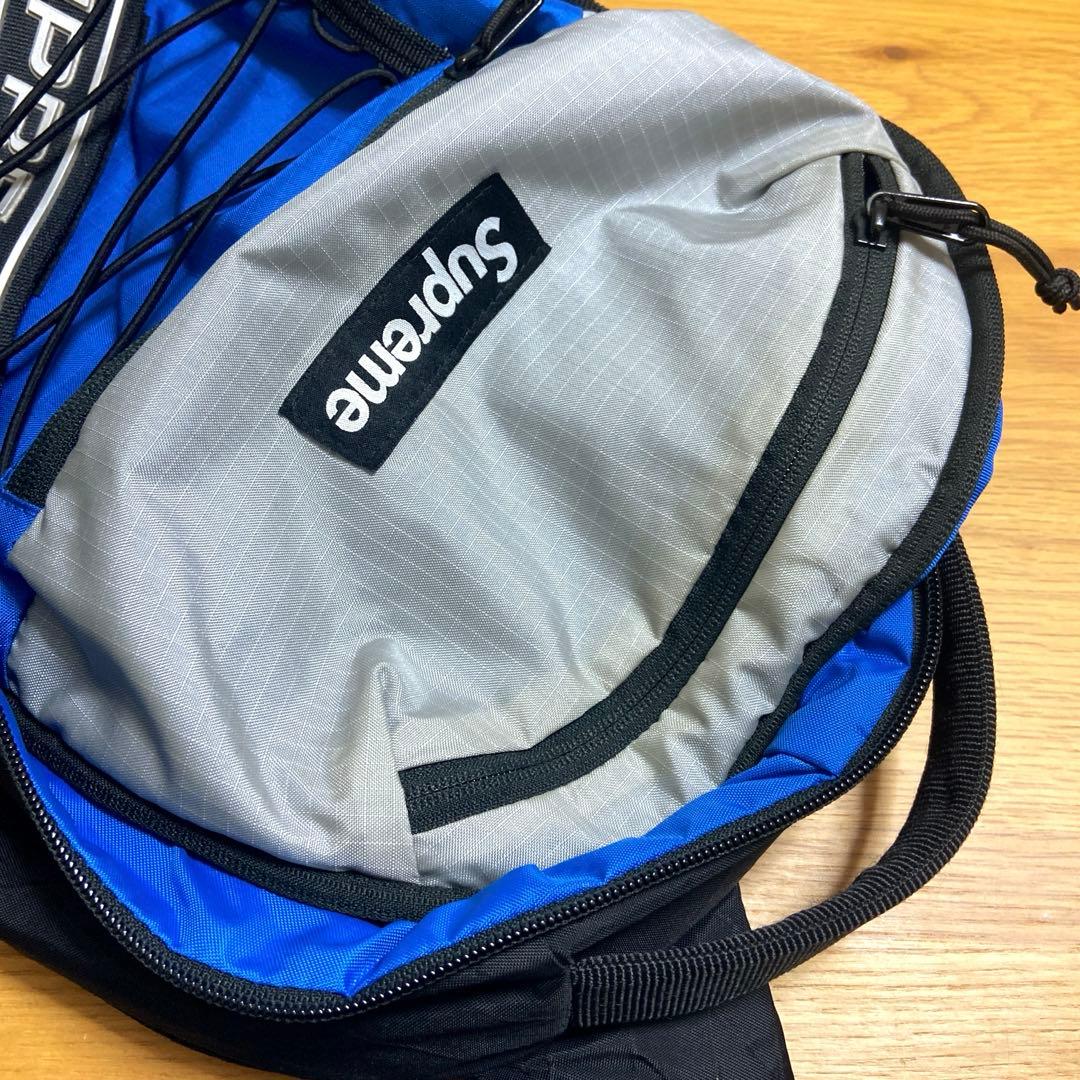 Supreme バックパック グレー/ブルー 2023aw blue
