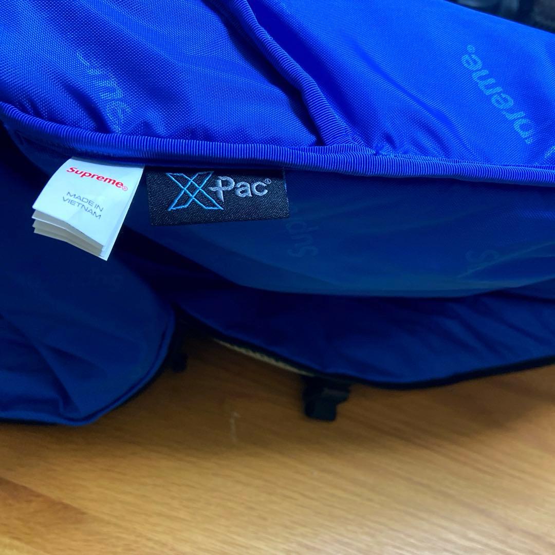 Supreme バックパック グレー/ブルー 2023aw blue
