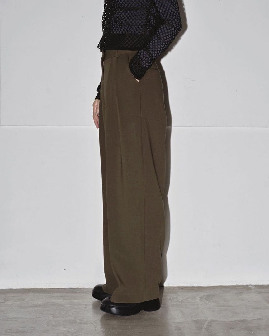 パンツ TODAYFUL/ Bonding Wide Trousers 38