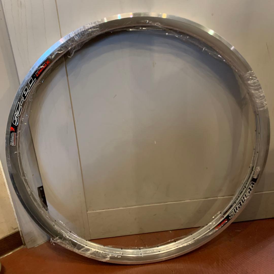 kinlin Xtreme TB-25 チューブラーリム シルバー　36H