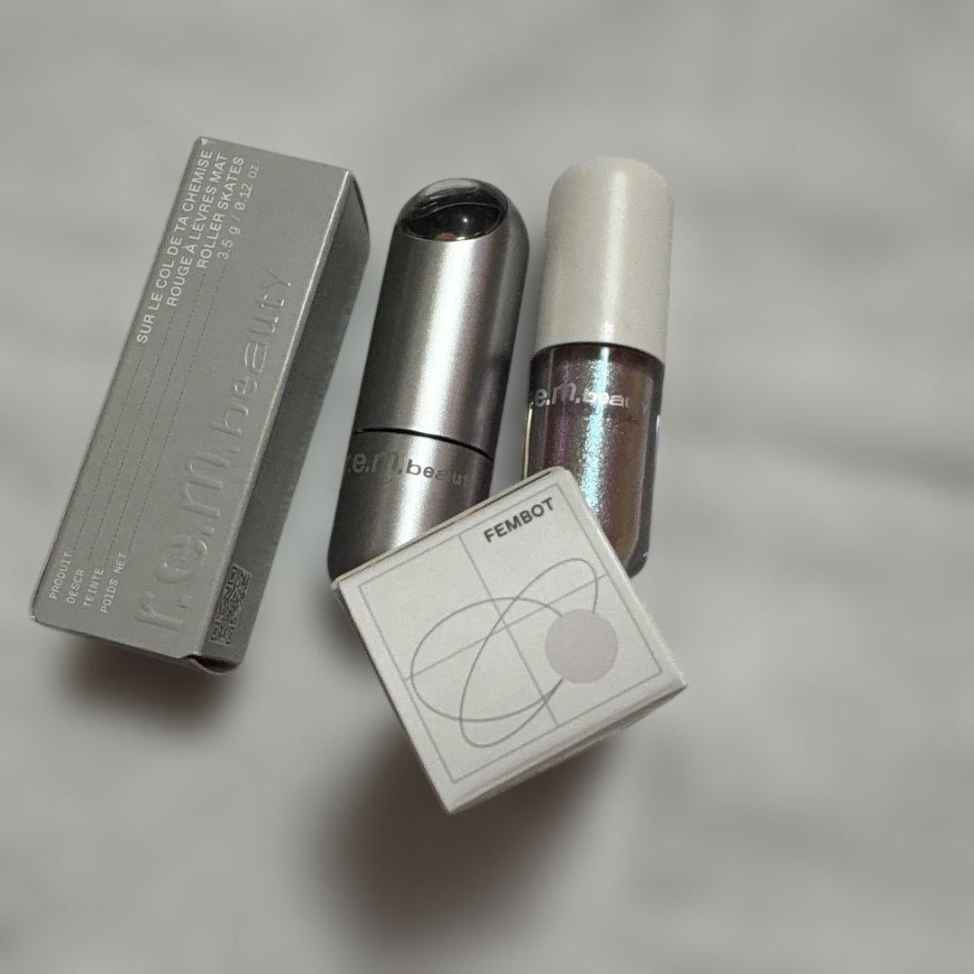 r.e.m. beauty リキッドアイシャドウ リップクリーム 口紅 セット