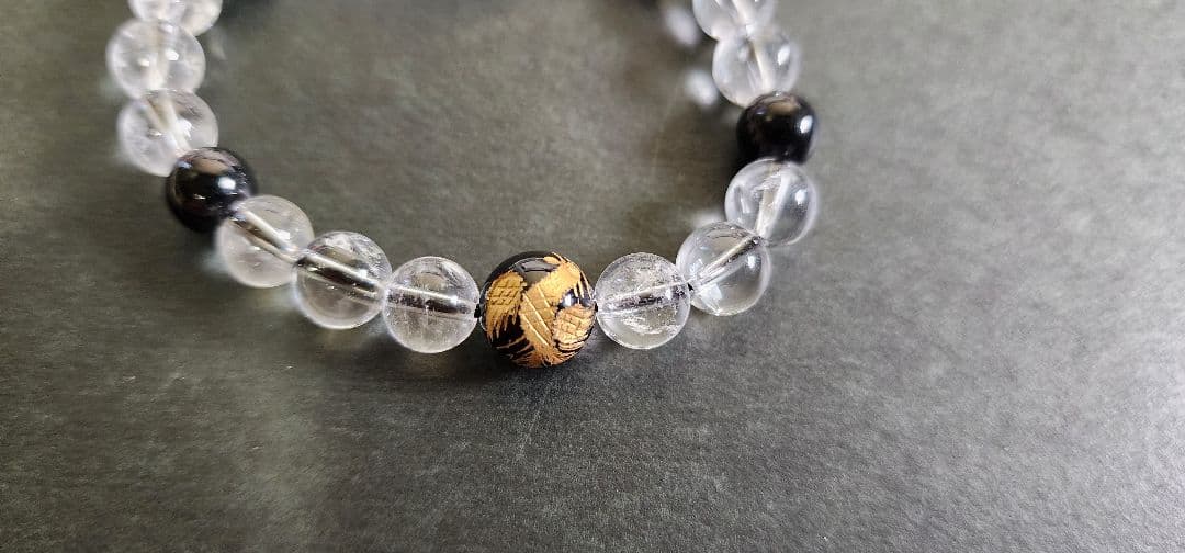 鳳凰　功徳を身に付ける マニ車　翡翠　ヒマラヤ水晶　鳳凰ブレス 021