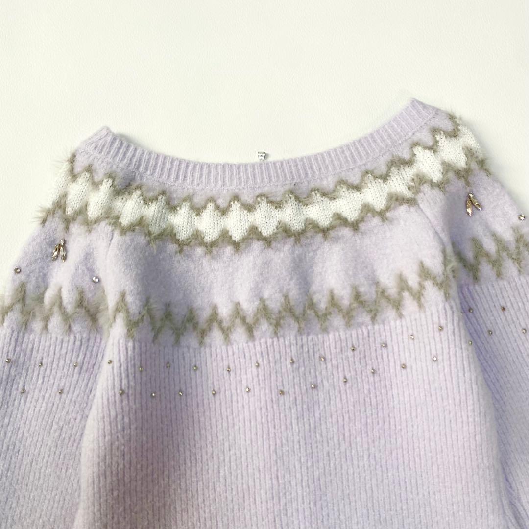 新品タグ付き✨　CELFORD フェアアイルジップカーディガン　2024