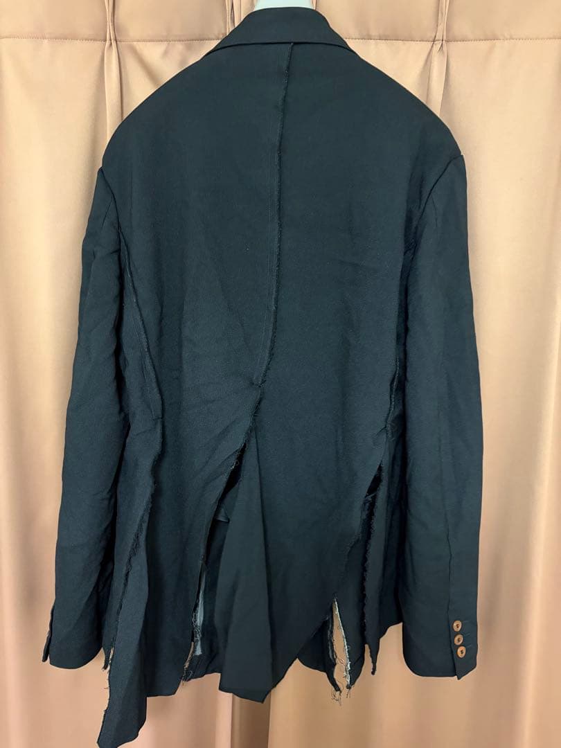 t*1様 ポリエステル縮絨(製品染加工) 断ち切りジャケット