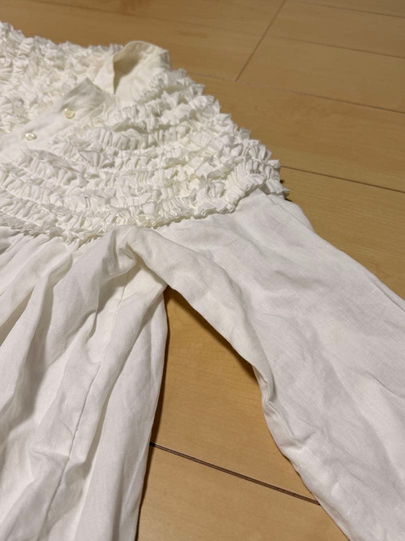 即完売品 Drawer別注 Scye サイ ピコフリルブラウスM 329