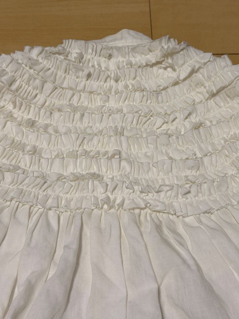 即完売品 Drawer別注 Scye サイ ピコフリルブラウスM 329