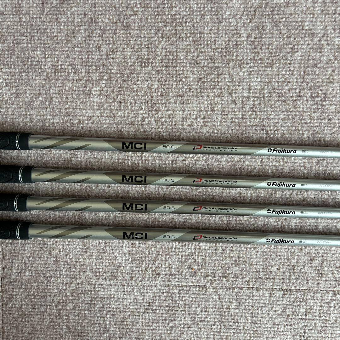 Fujikura MCI 80S 4本 7番からP用