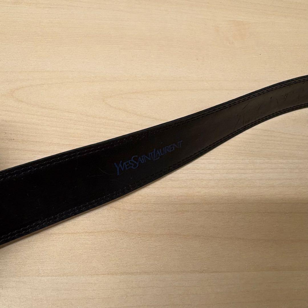 イヴサンローラン Yves Saint Laurent レザーベルト レディース