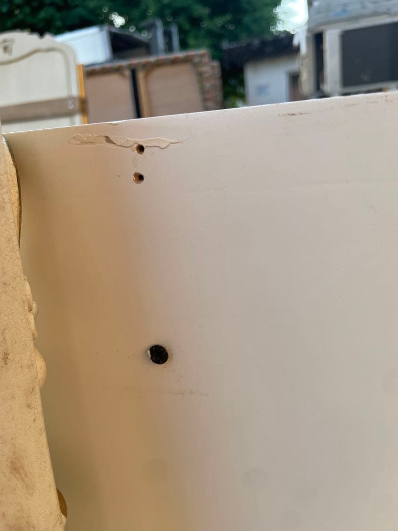 アンティーク調　デザインドレッサー　イスセット　西洋風　中古品