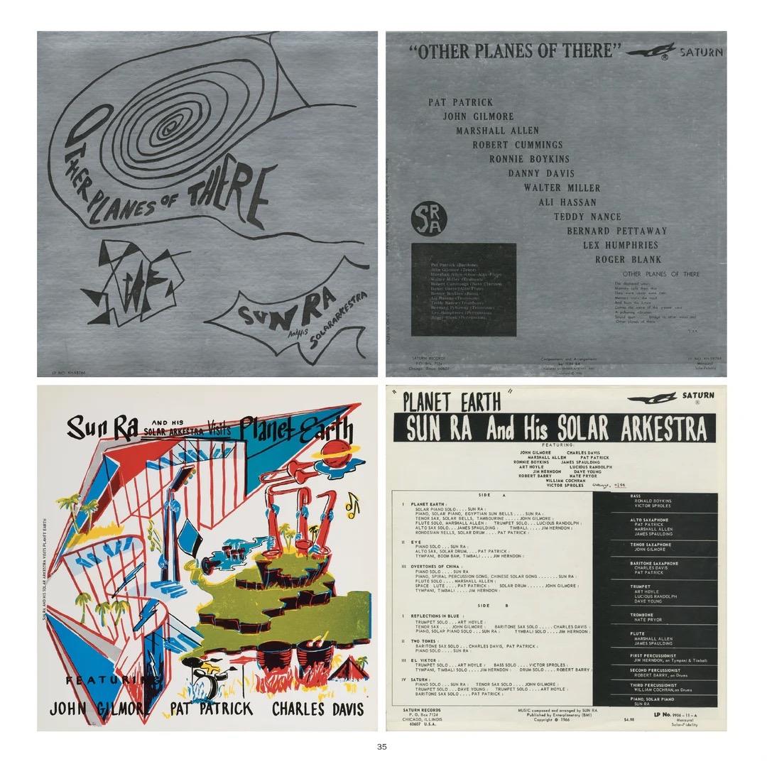 新品/再入荷/SUN RA /Art on Saturn /ジャケットアート全集