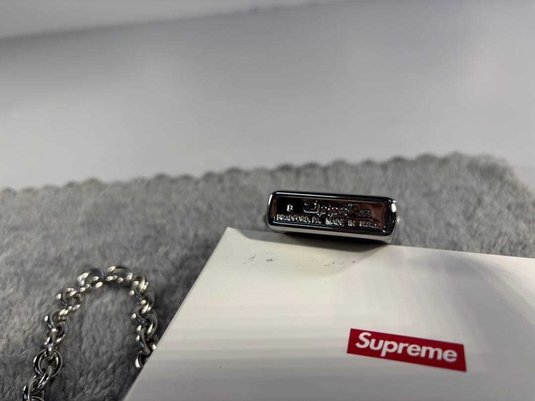 小物 Supreme Chain Zippo silver