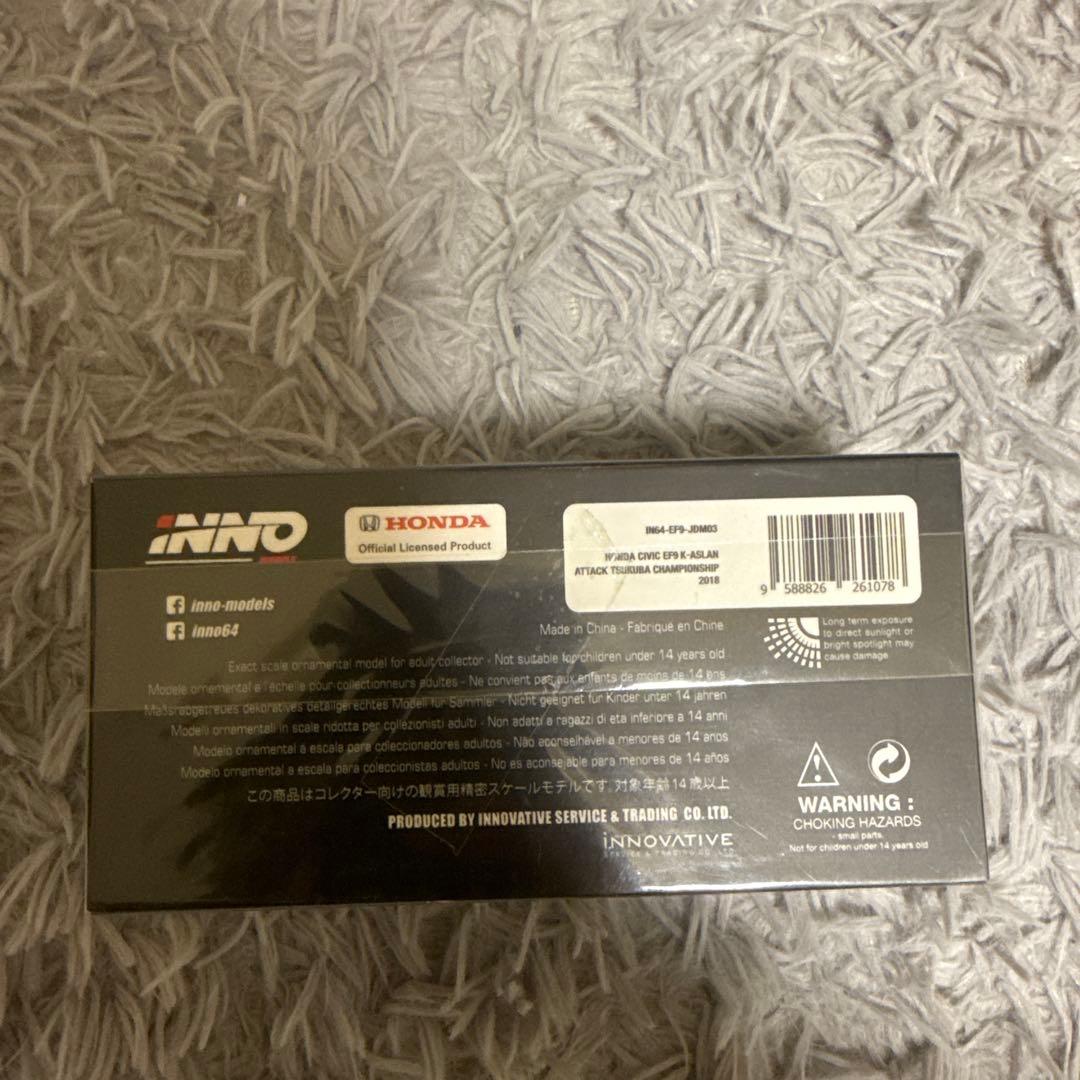 イノモデル　inno64 K-ASLAN HONDA CIVIC EF9