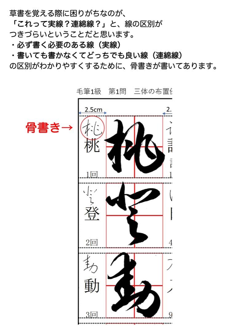 【10%オフ】毛筆1級第1問お手本集＋硬筆1級 第2問 楷行草の頻出語句お手本