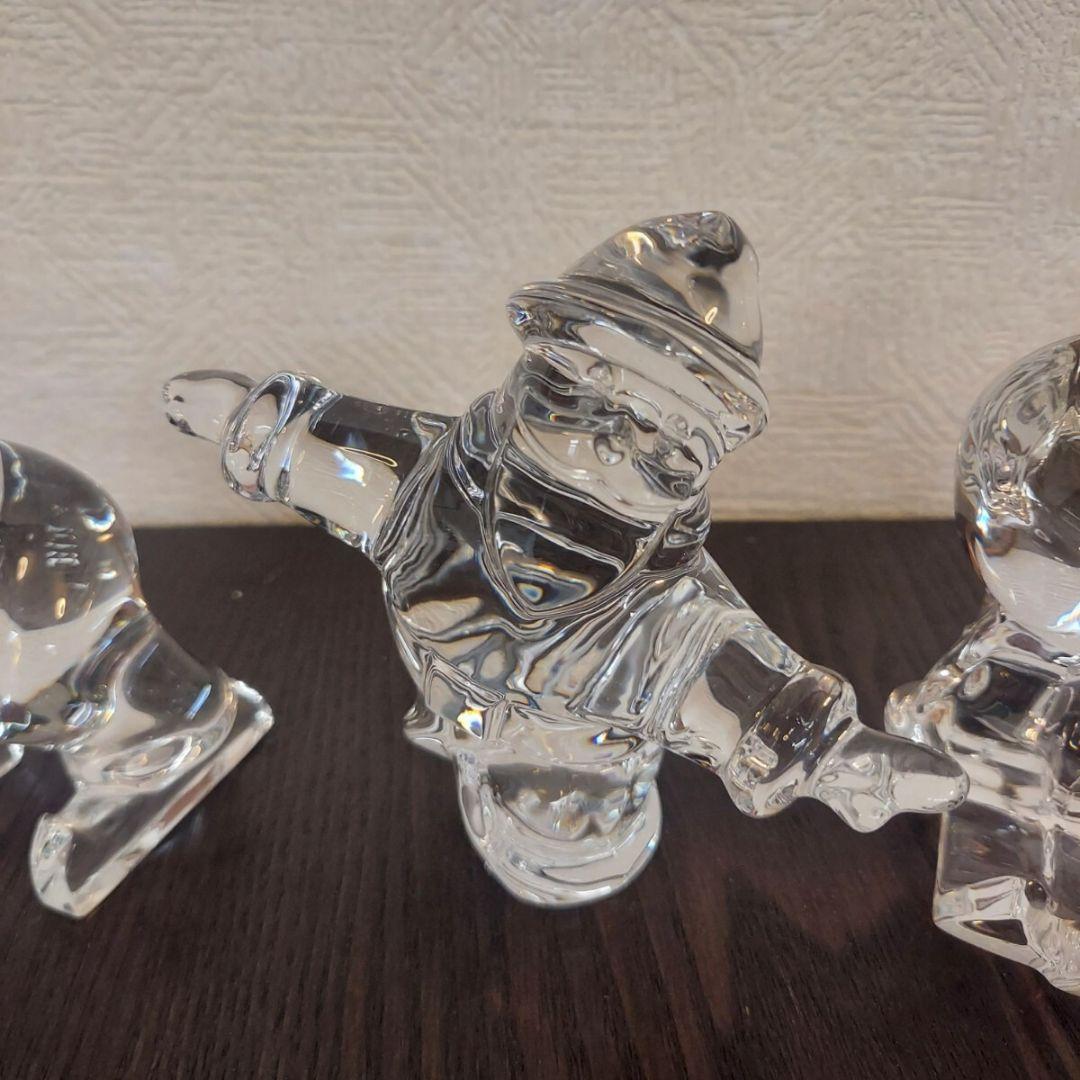 バカラ 置物 インテリア Baccarat フィギュア ベア 熊 クマの休日