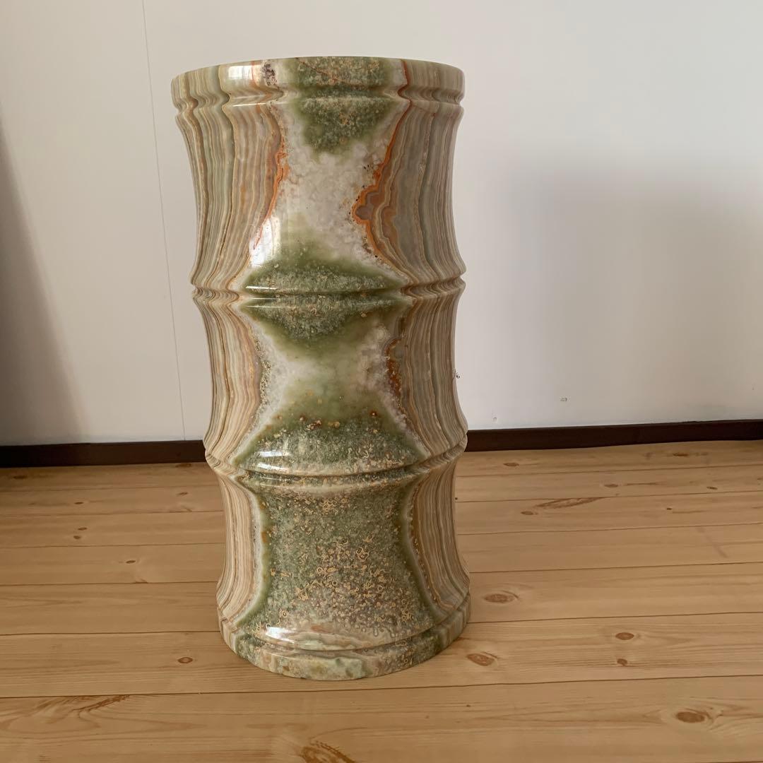 大理石　傘立て　オニキス　瑪瑙