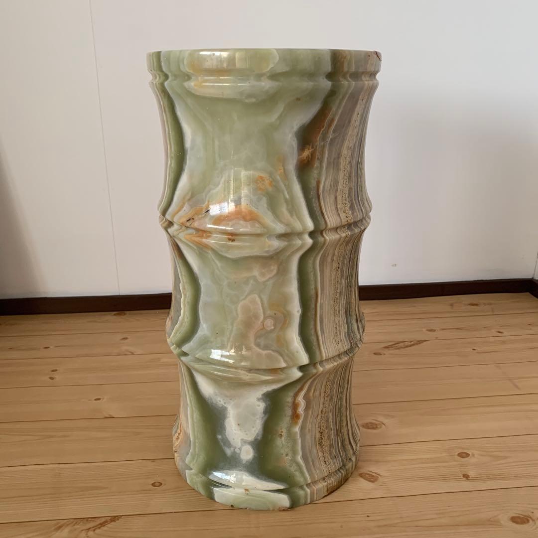 大理石　傘立て　オニキス　瑪瑙