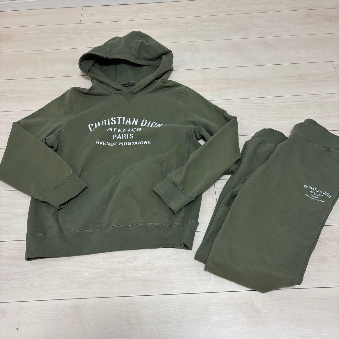 専用　CHRISTIAN DIOR オリーブグリーン パーカーパンツセット13