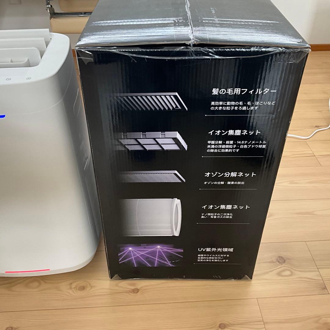 マクアケ　Apolinus 空気清浄機 5段階交換不要フィルター