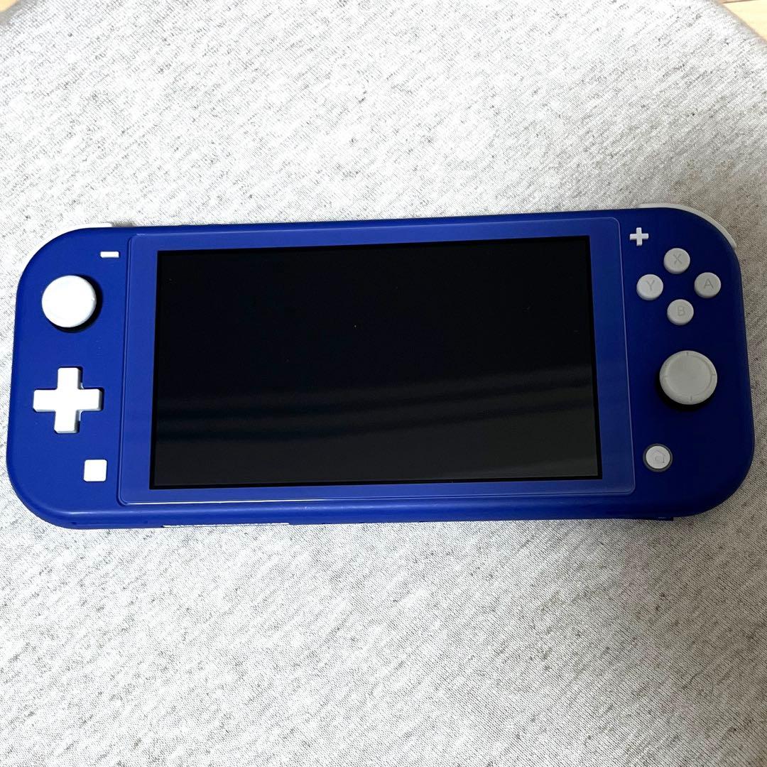 【美品】Nintendo Switch Lite ブルー　箱　充電器付き