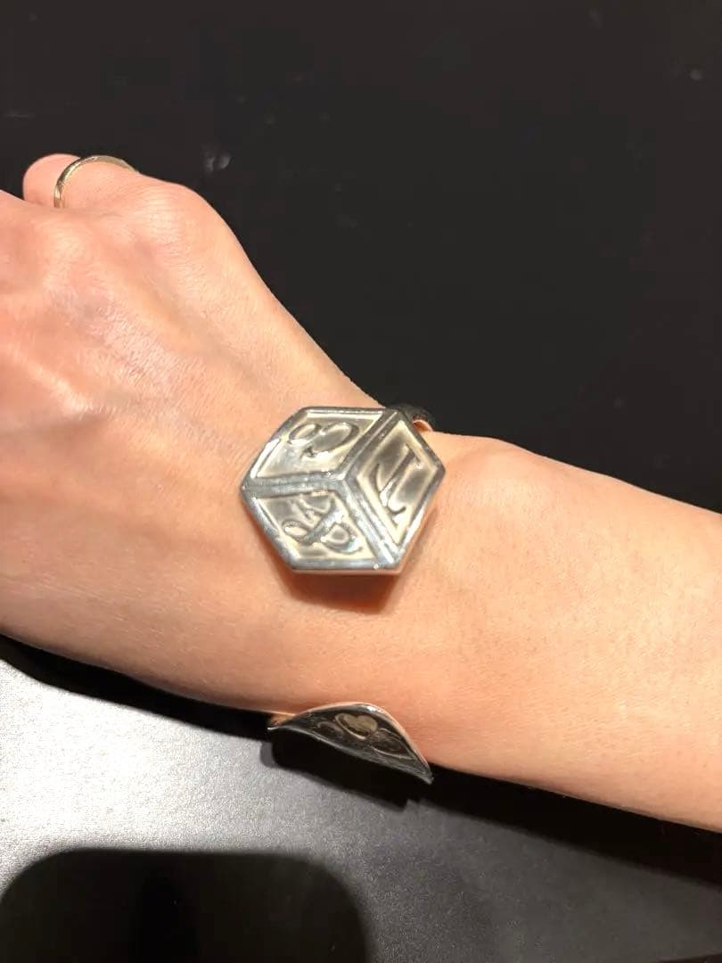 専用❗️シルバースプーン　ティファニー　ハート模様 オープンバングル