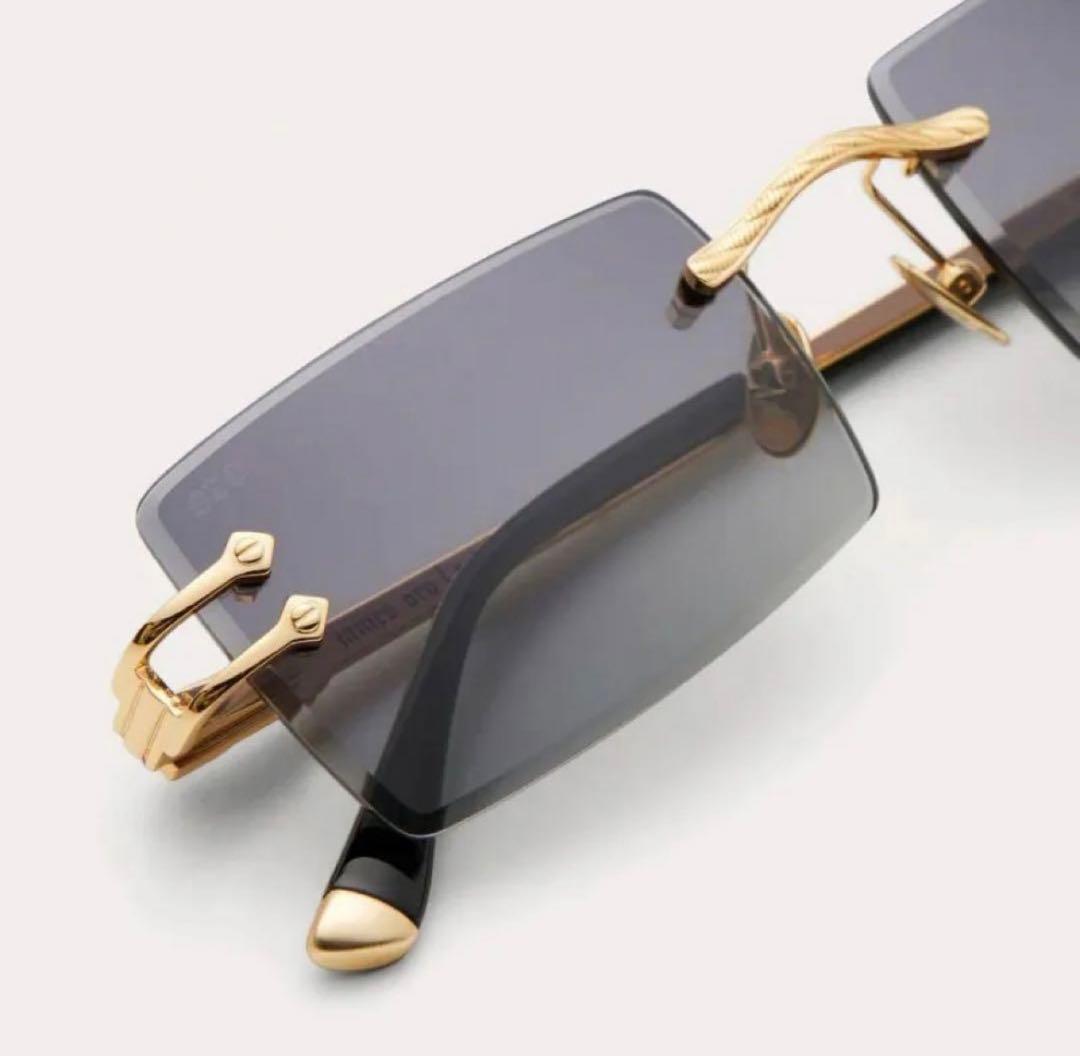 james oro リムレス メガネ サングラス