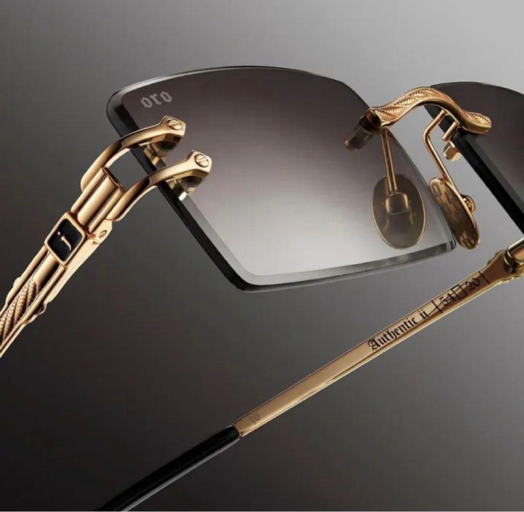 james oro リムレス メガネ サングラス