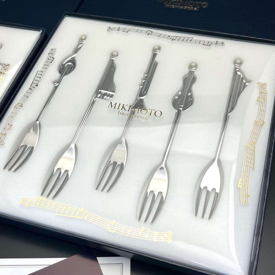 ◼︎新品未開封◼︎【MIKIMOTO】楽器デザインカトラリー　スプーン＆フォーク