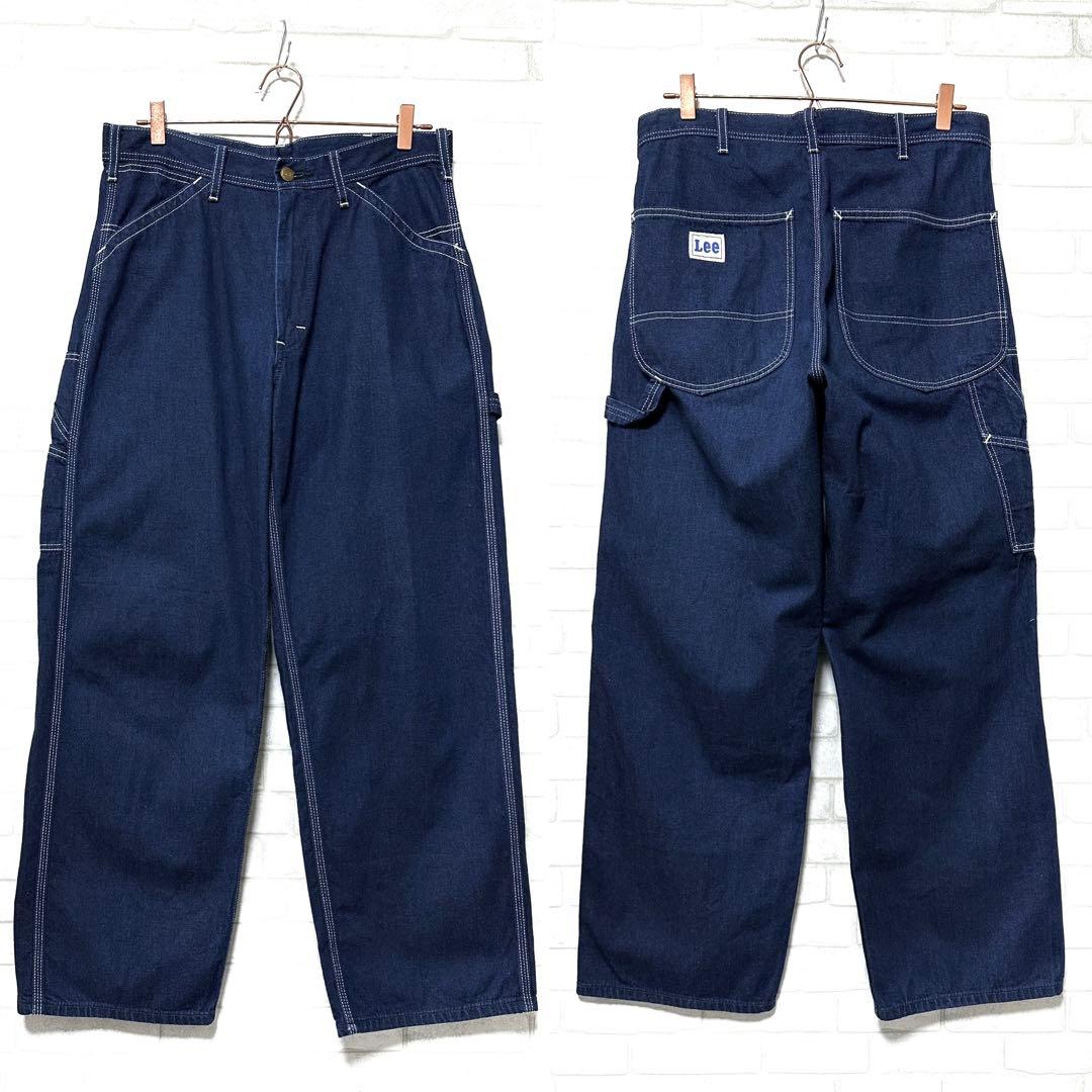 Lee 濃紺 極太 ワイドペインターパンツ バギーパンツ ワークパンツ